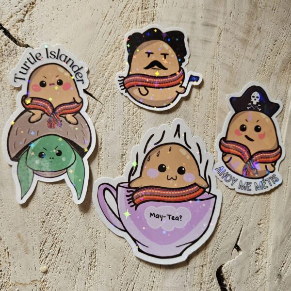 Métis Potato Sticker Set 2