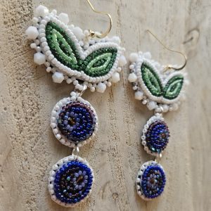 Blueberry Dangle Earrings