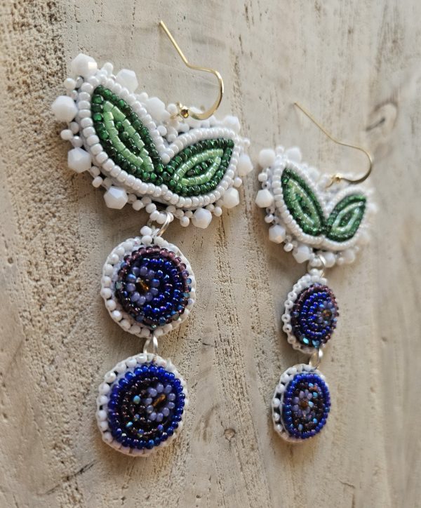 Blueberry Dangle Earrings
