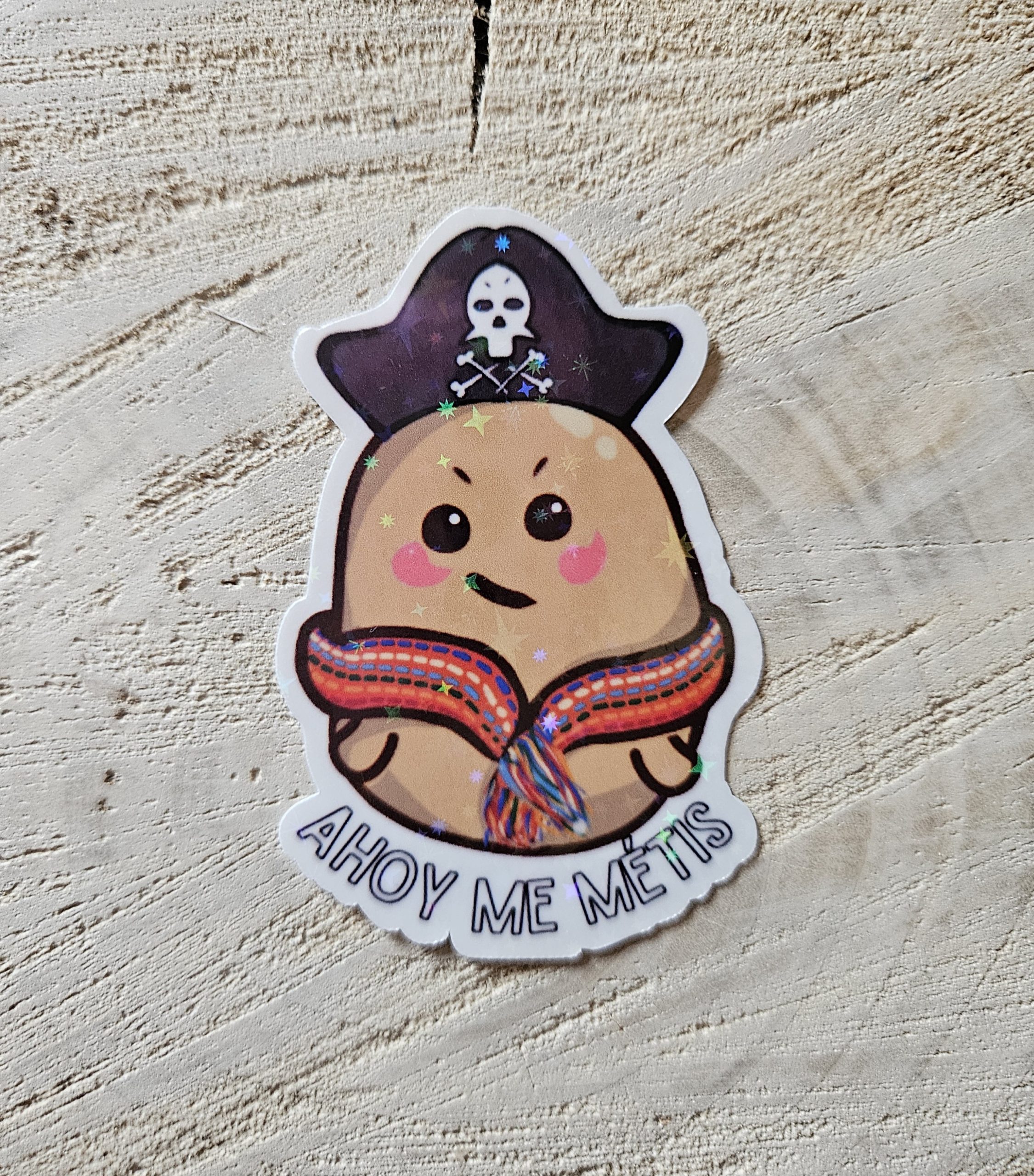 Ahoy-Me-Métis Potato Sticker