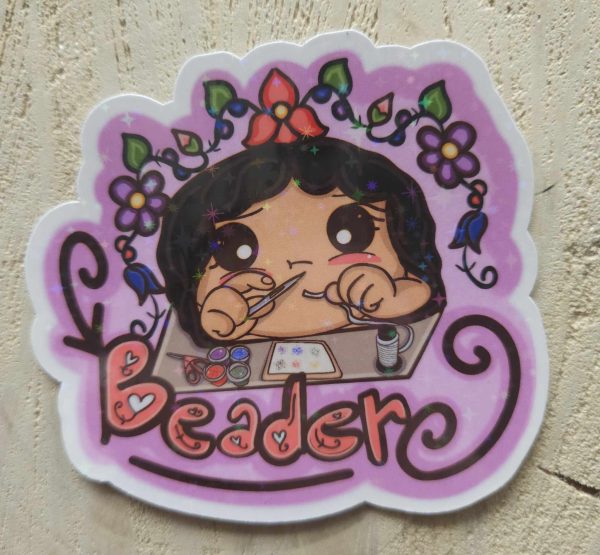 Beader Sticker