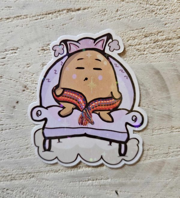 Coach Potato Sticker