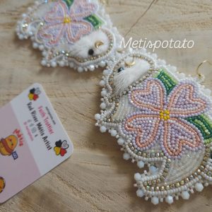 Floral Spirit Bison Earrings