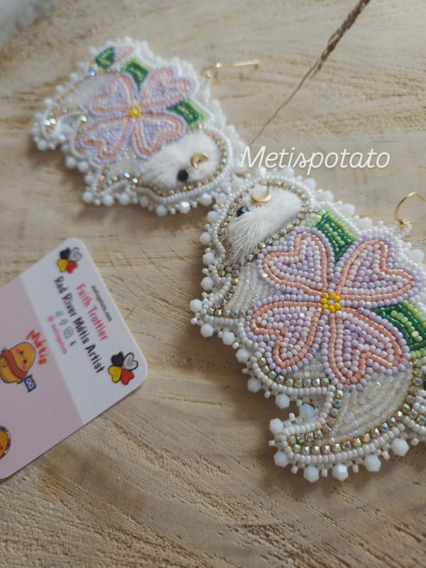 Floral Spirit Bison Earrings