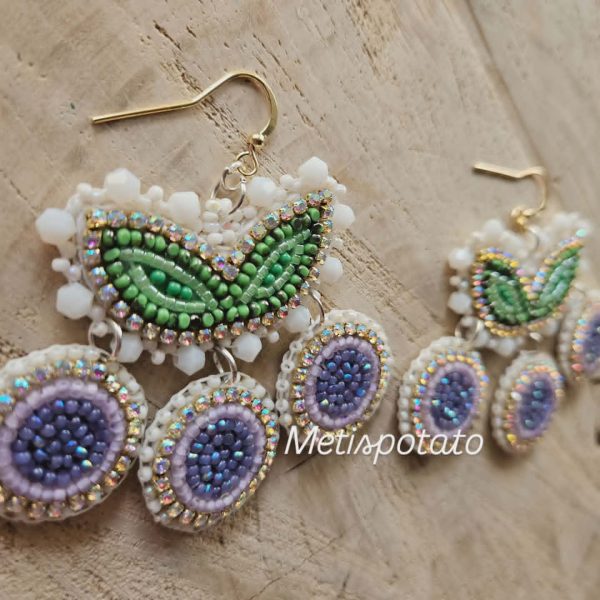 Blue Berry Earrings